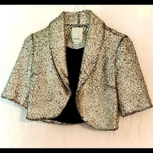 Anthropology Elevenses Cropped Jacket